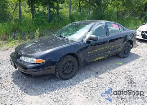 2002 Oldsmobile Alero Gx из США, поврежденный, VIN 1G3NK52F62C307608